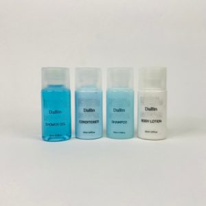 Dallin 30ml Ocean Aqua Collection with Round and Transparent Screw Cap.
