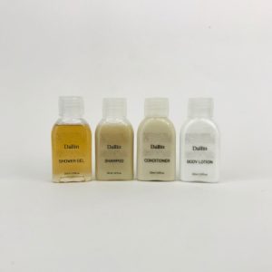 Dallin 30ml Tropical Coconut Collection with Flat Bottle and Transparent Screw Cap.