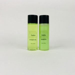 Dallin 50ml Lemongrass Collection with Round Bottle and Black Screw Cap.